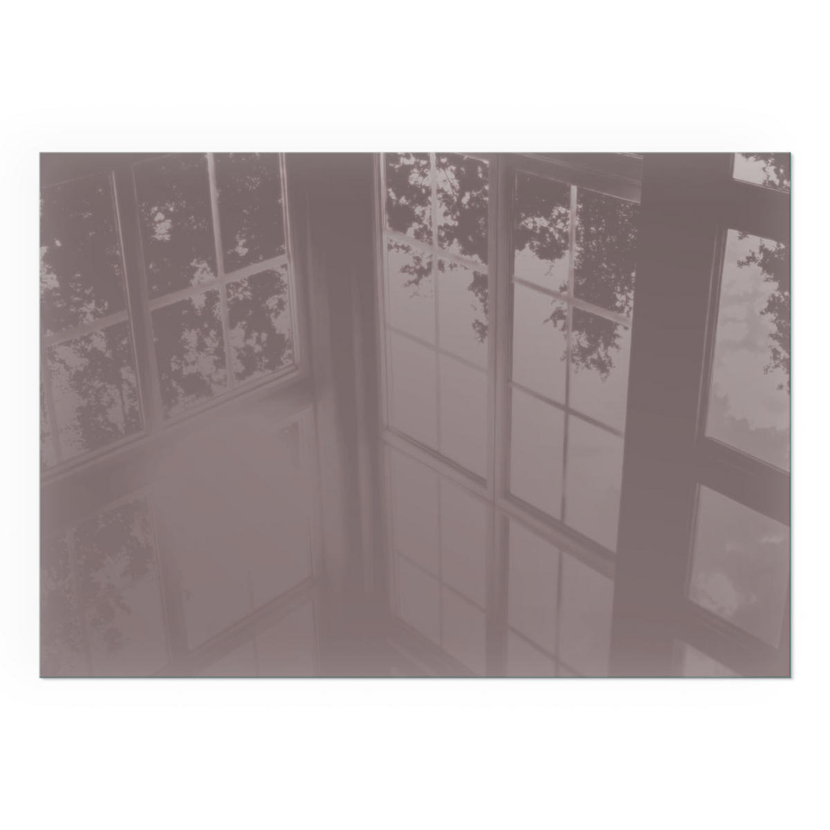 GLASPLATTE für Kamin 100x70 cm - Pink, Glas (100/70/0.4cm) - TULUP