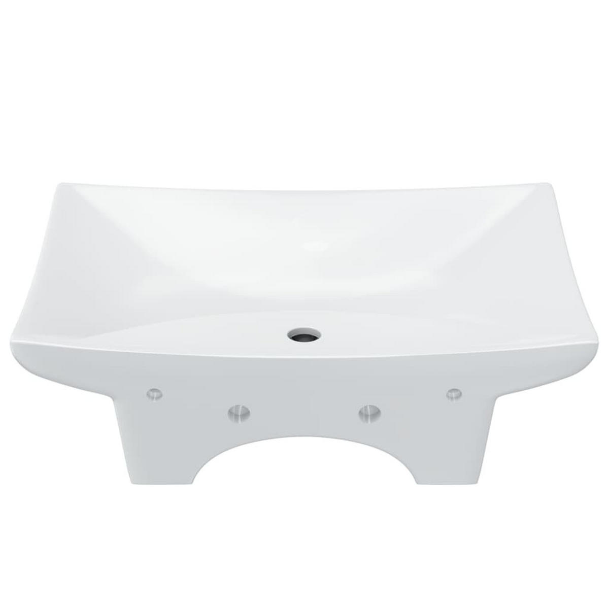 WASCHBECKEN Kozlowski 60/44/17 cm - Weiß, Keramik (60/17/44cm) - Nettlife