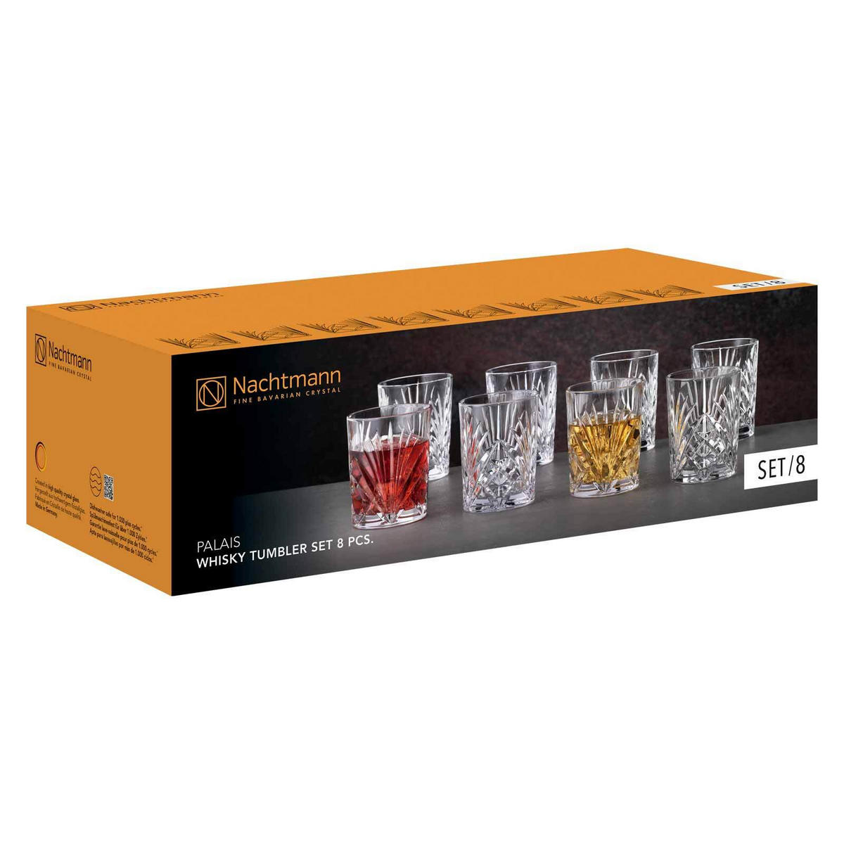 BECHER Palais transparent 288 ml 8er Set - Transparent, Glas (0.288L) - Nachtmann