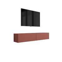 TV-SCHRANK : Ziegelrot, 170 x 34 x 32 cm - Rot, Holzwerkstoff (170/34/32cm) - 3XE LIVING