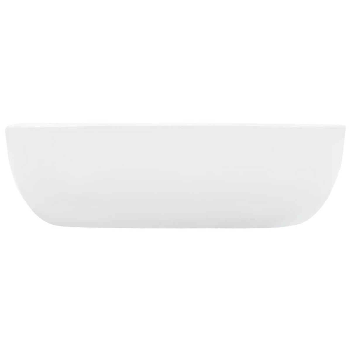WASCHBECKEN Lampert 45.5/32/13 cm - Weiß, Keramik (45.5/13/32cm) - Nettlife