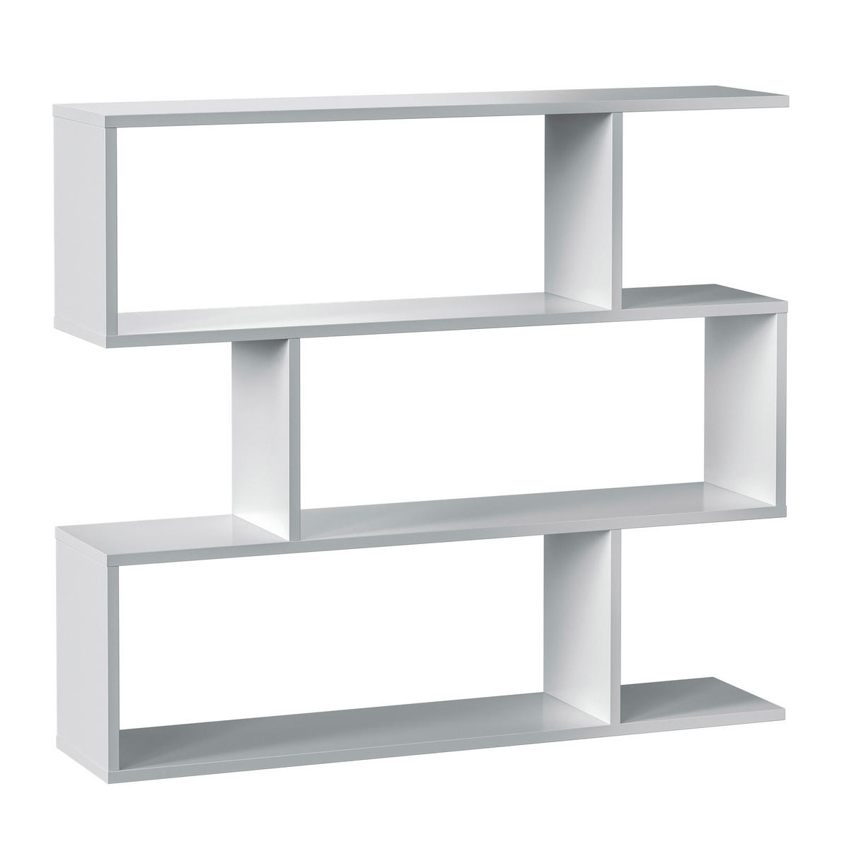 REGAL Bologna Weiß 6 Fächer - Weiß, Holzwerkstoff (110/97/25cm) - VS Venta-stock