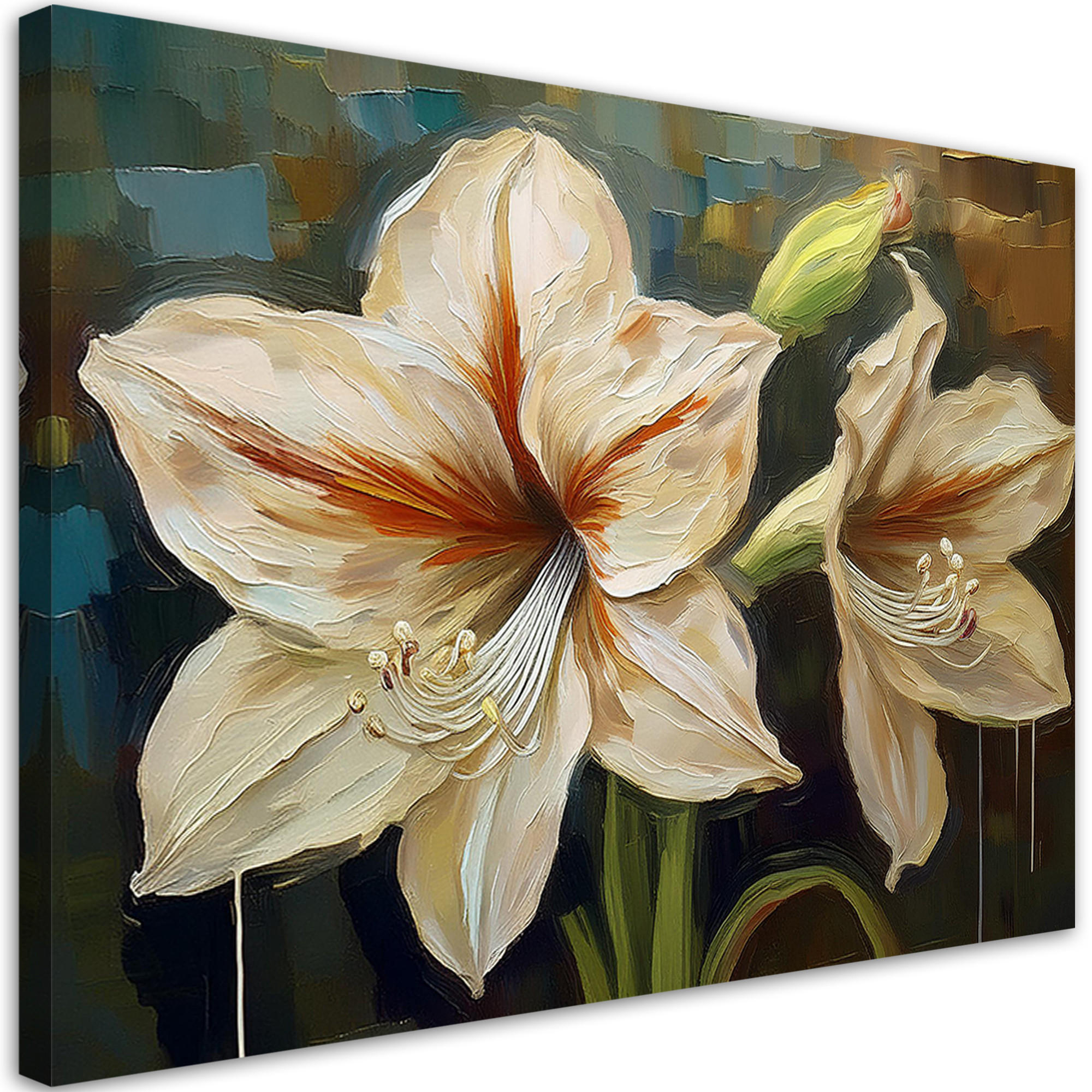 Feeby Wandbild Weiß 60x40 cm