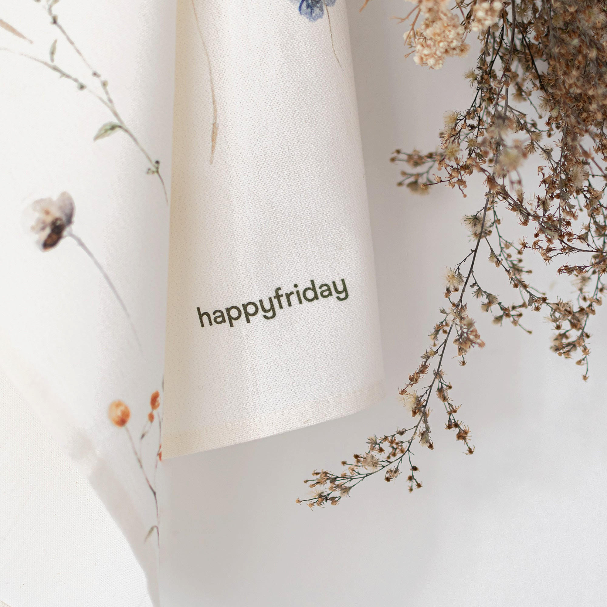 GESCHIRRTUCH (2 tlg) ikebana 70x50 cm mehrfarbig - Multicolor, Textil (70/50cm) - Happy Friday