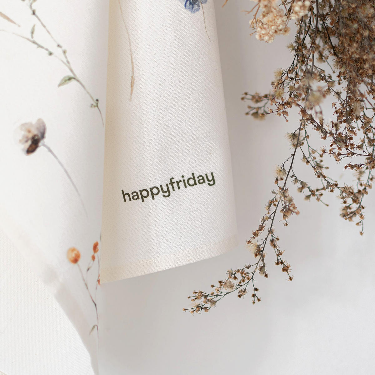 GESCHIRRTUCH (2 tlg) ikebana 70x50 cm mehrfarbig - Multicolor, Textil (70/50cm) - Happy Friday