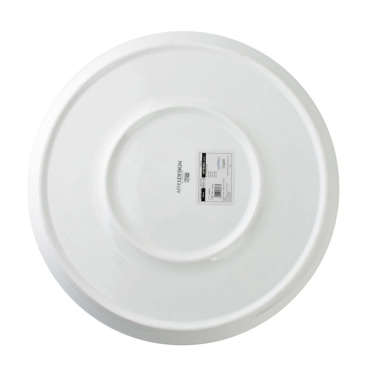 TALÍŘ NA PIZZU Galla, porcelán - bílá, keramika (30/30/2cm) - Mondex