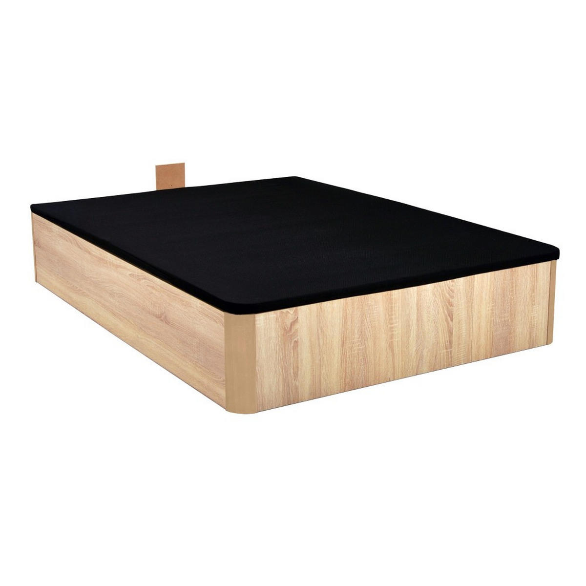 KASTENBETT SPIRO + Lattenrost / 160x200 cm - Eiche Hell Dekor - Sonoma Eiche, Holzwerkstoff (160/200cm) - Weber Industries