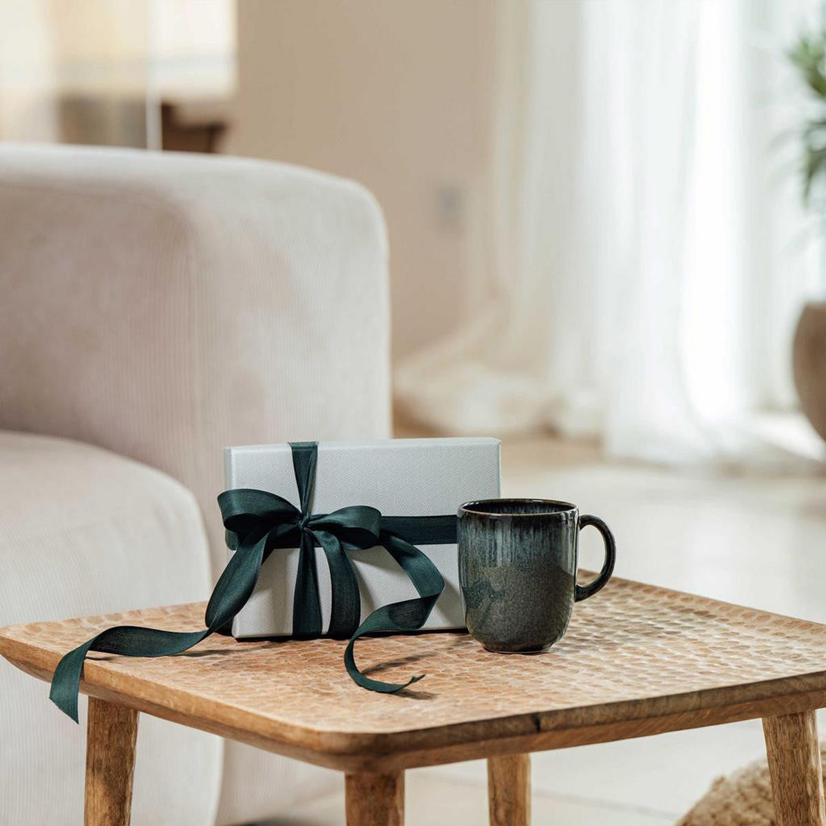 BECHER MIT HENKEL Lave Vert 400 ml 6er Set - Grün, Keramik (0.4L) - like.Villeroy & Boch