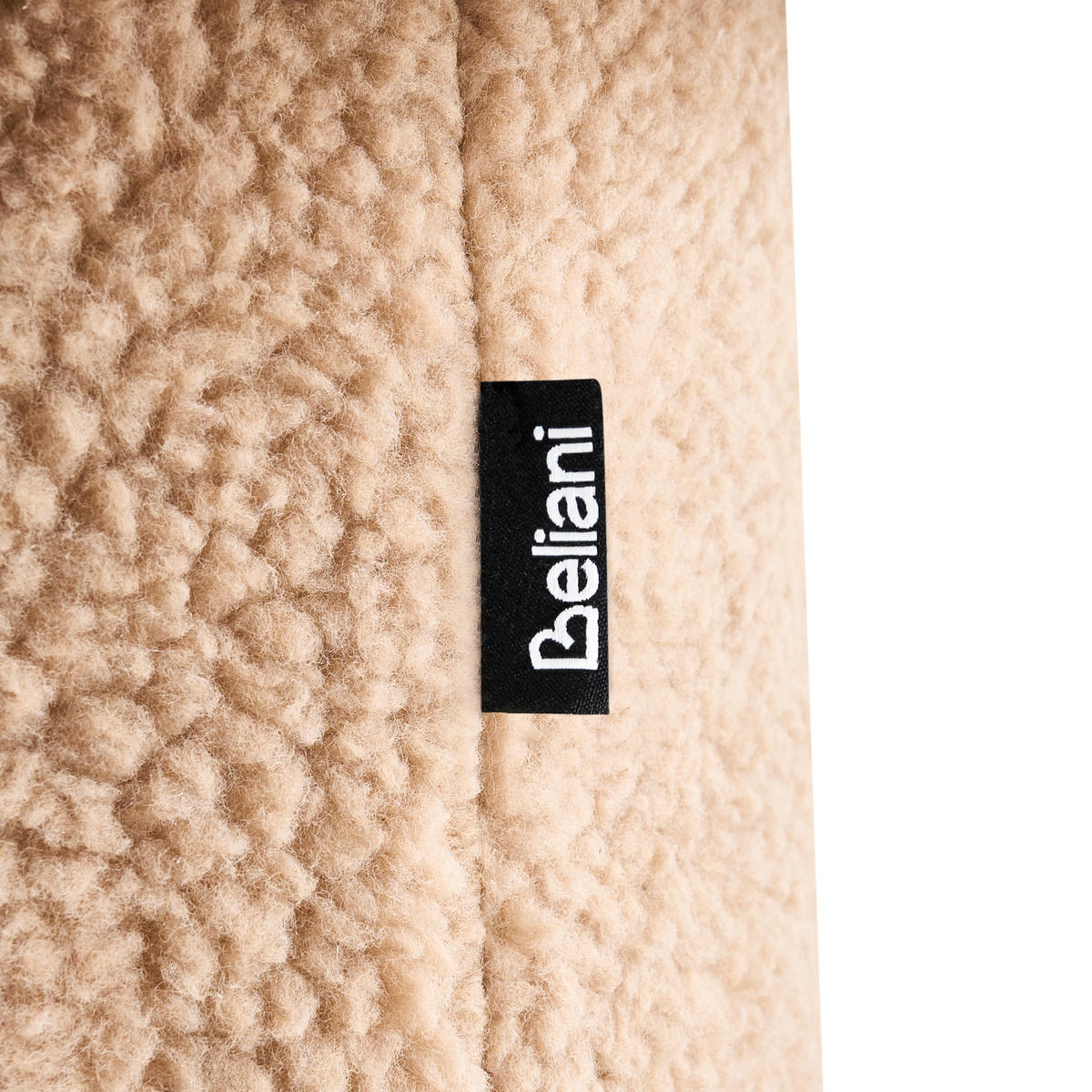 POUF Beige Eufaula - Beige, Textil (45/36/45cm) - Beliani