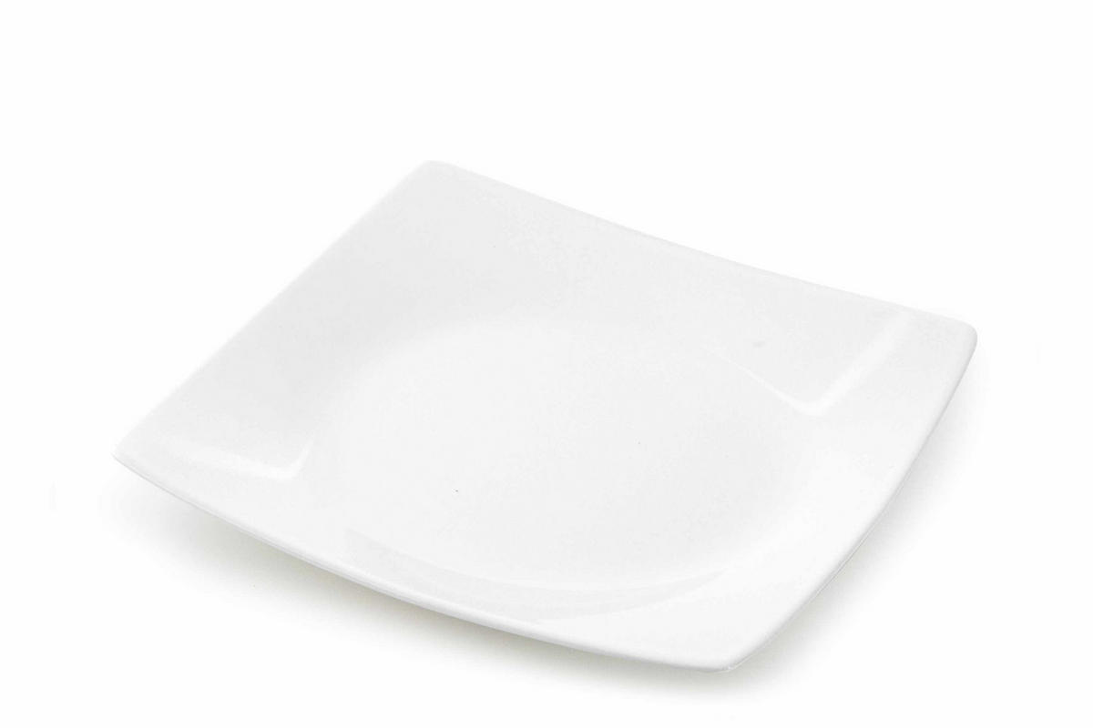 TELLERSET EPIRI Dessertteller 6 Personen 6-tlg - Weiß, Keramik (21cm) - KONSIMO®