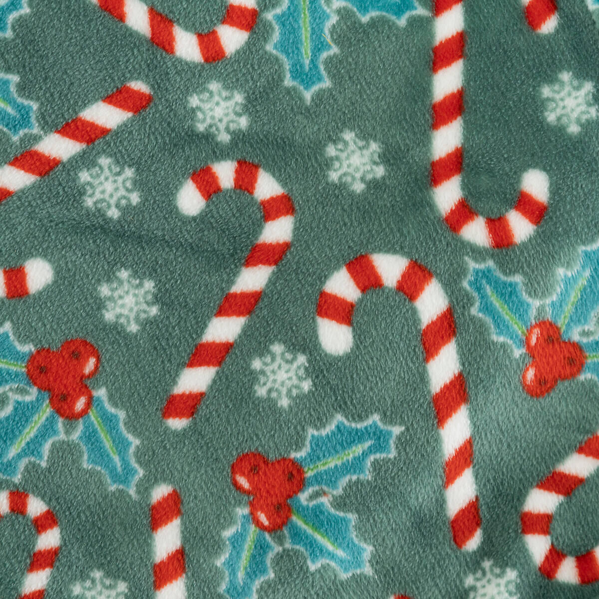 FLEECEDECKE Weihnachtsmuster 130/180 cm - Grün, Textil (180/130cm) - Atmosphera Createur d´interieur