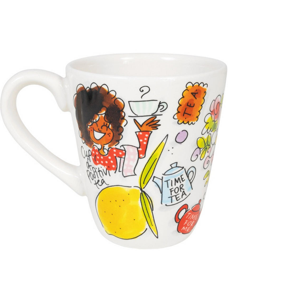 BECHER Tee in Bunt - 350 ml - Multicolor, Keramik (0.35L) - Blond Amsterdam