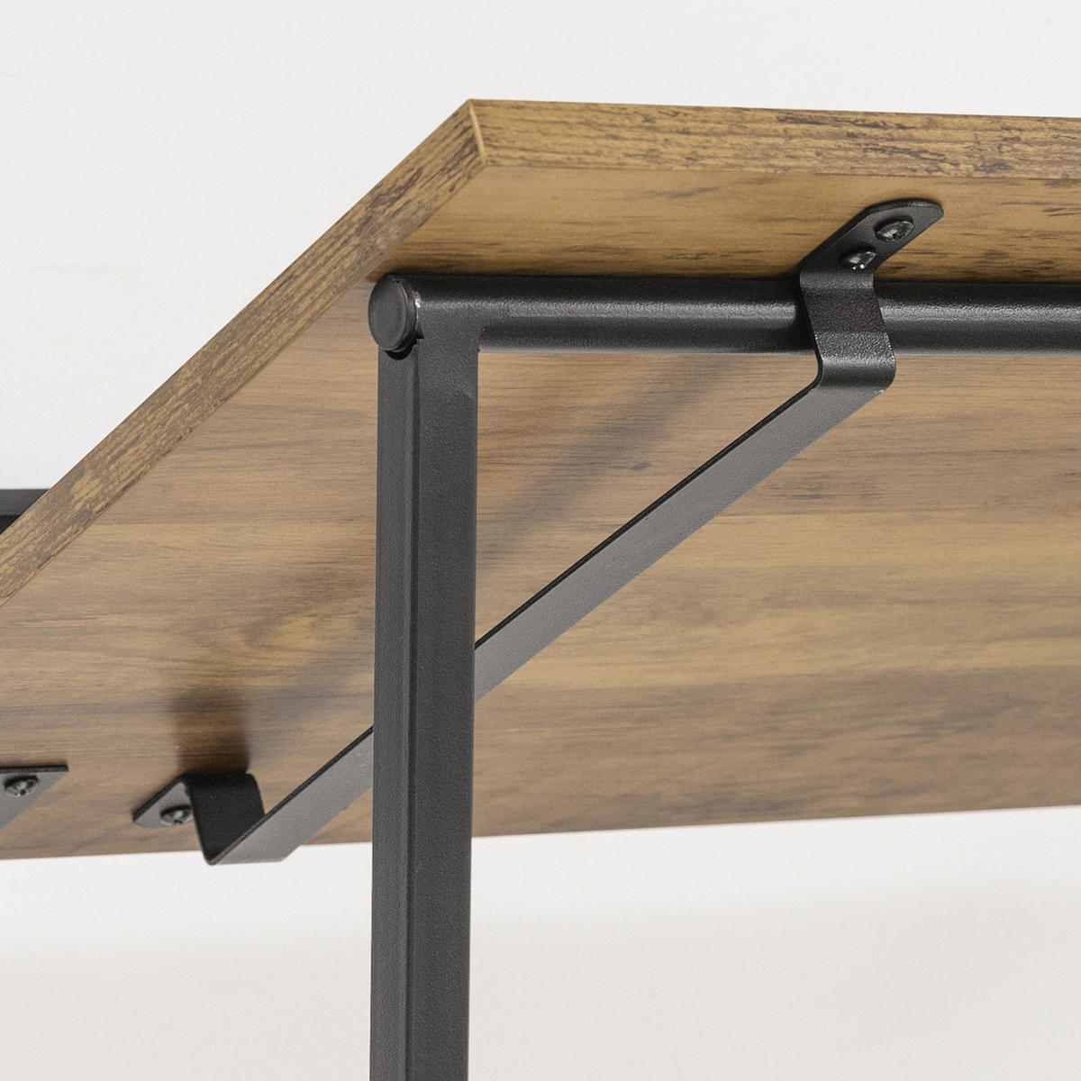 SCHREIBTISCH Vintage - Braun, Holzwerkstoff (45/63/77cm) - SoBuy