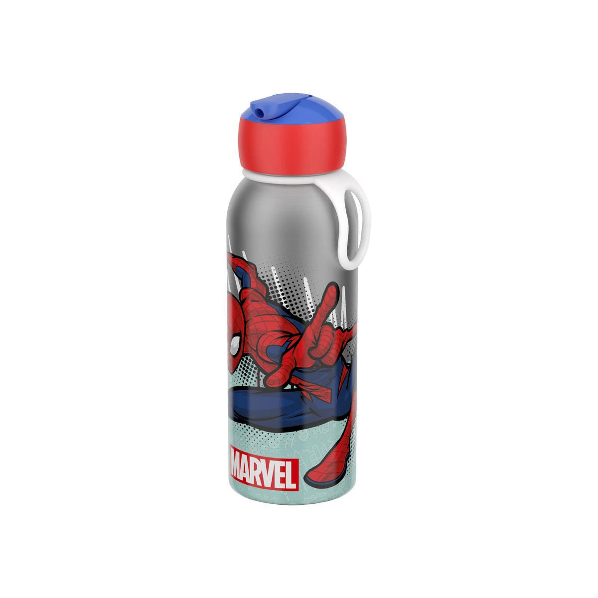 THERMOFLASCHE Campus (2025) Spiderman 350 ml - Blau/Rot, Metall (0.35L) - Mepal