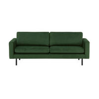 DREISITZER-SOFA Lioni-Kronos 14 - Grün, Holz/Textil (200/84/94cm)
