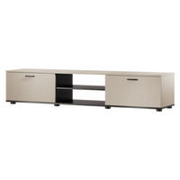 TV-LOWBOARD 180 Soho S03 - Kaschmir/Schwarz, Holzwerkstoff/Kunststoff (180/37/43cm) - MIRJAN24