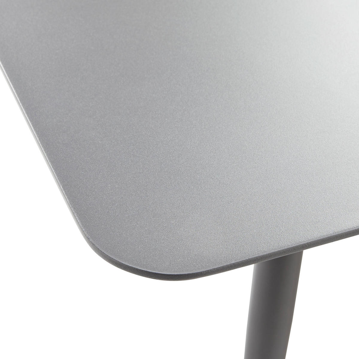 LOUNGEGARNITUR Mila Dunkelgrau Aluminium/Outdoorstoff - Dunkelgrau, Metall