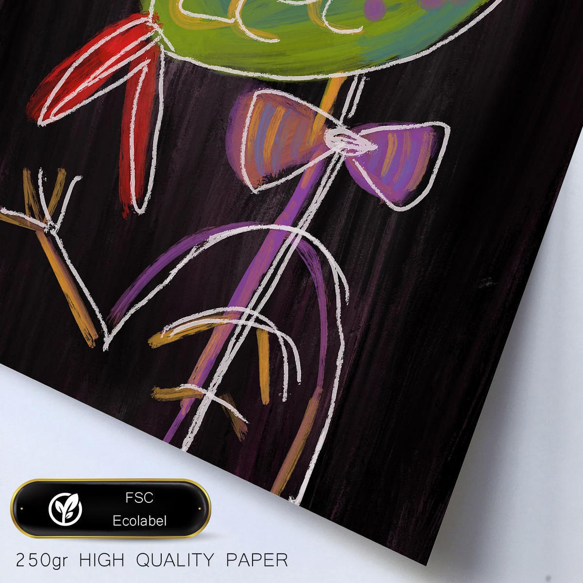 POSTER Set Mit 6 Aufsichtsfang 1 In Tiere Zusammenfassungen A3 & A4 Rahmenlos - Klar, Papier (29/3cm) - Nacnic