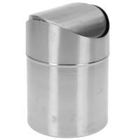 KOSMETIKEIMER Basic Silber 12.5/12.5/19.3 cm Metall - Silberfarben, Metall (12.5/19.3/12.5cm) - Mondex