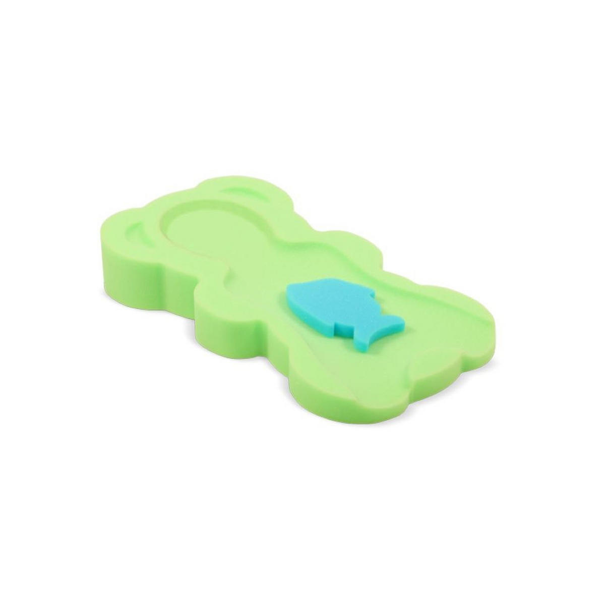 BABYBADEWANNE Einlage Midi weich 2 Schwämme grün weich, 2 Schwämme, verschiedenen Motiven - Grün, Kunststoff (27/48cm) - Lorelli