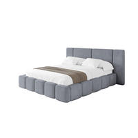 POLSTERBETT mit Bettkasten und Lattenrost, Bett mit Matratze H3/H4 - NILO 140x200 Grau - Grau, Holzwerkstoff/Textil (140/200cm) - ALTDECOR