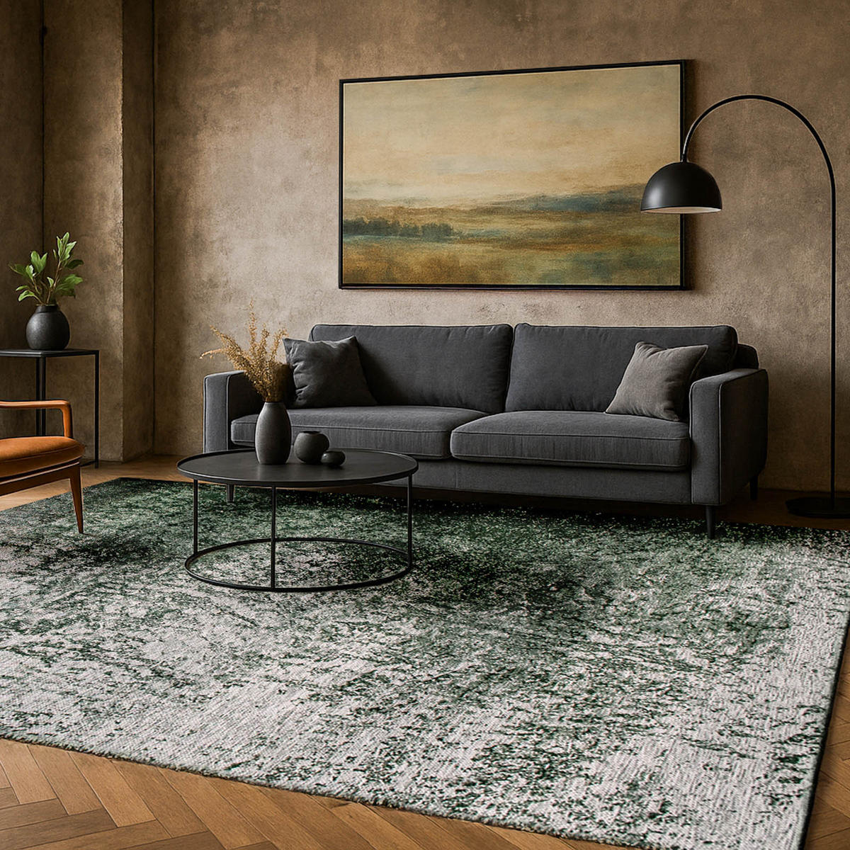 TEPPICH Christmas Tree Lola&Moi 240/340 cm - Grün, Kunststoff/Textil (240/340cm) - Lola&Moi