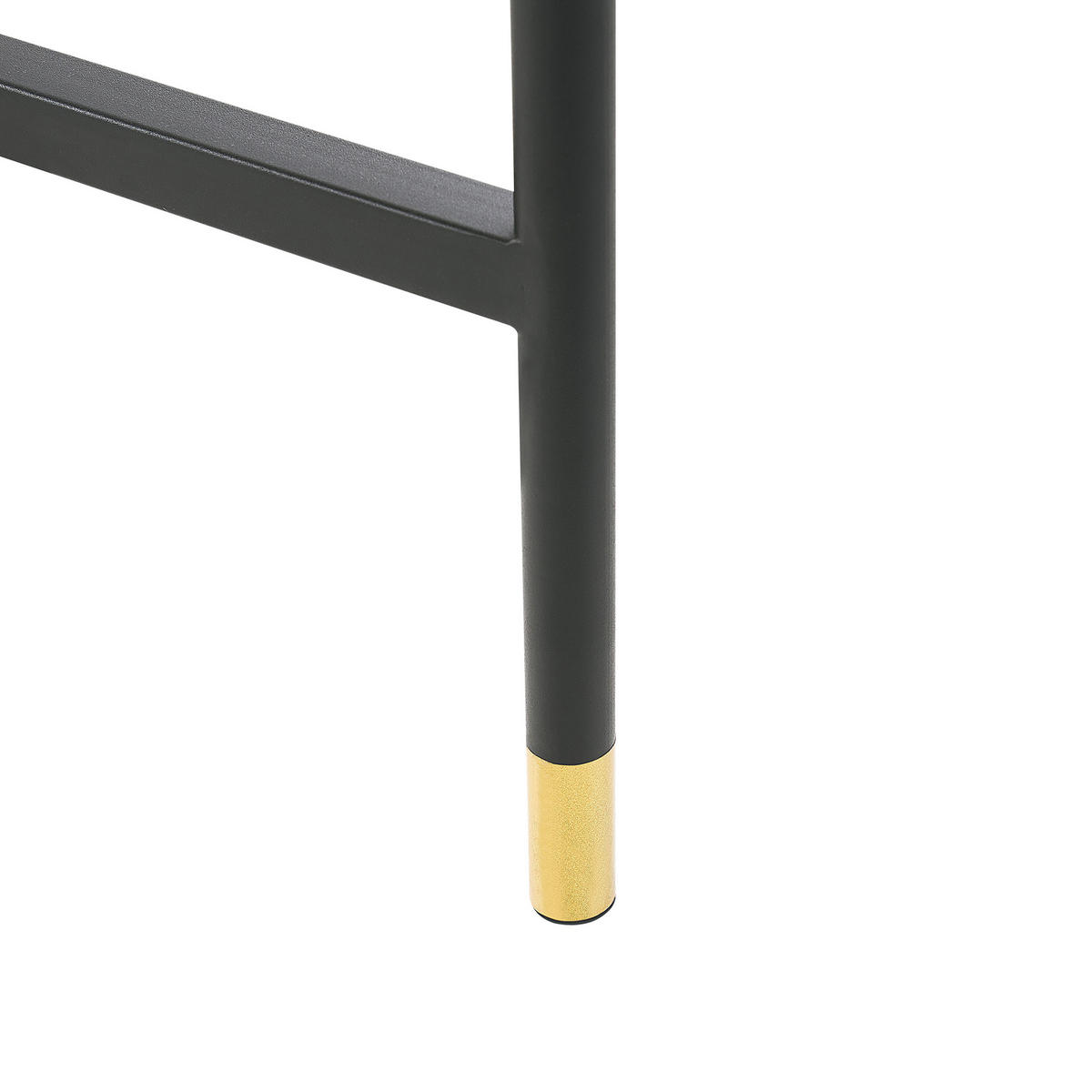 SCHREIBTISCH schwarz/heller Holzfarbton 120/60/77 cm Abilen - Hellgrau, Holzwerkstoff (120/55/77cm) - Beliani
