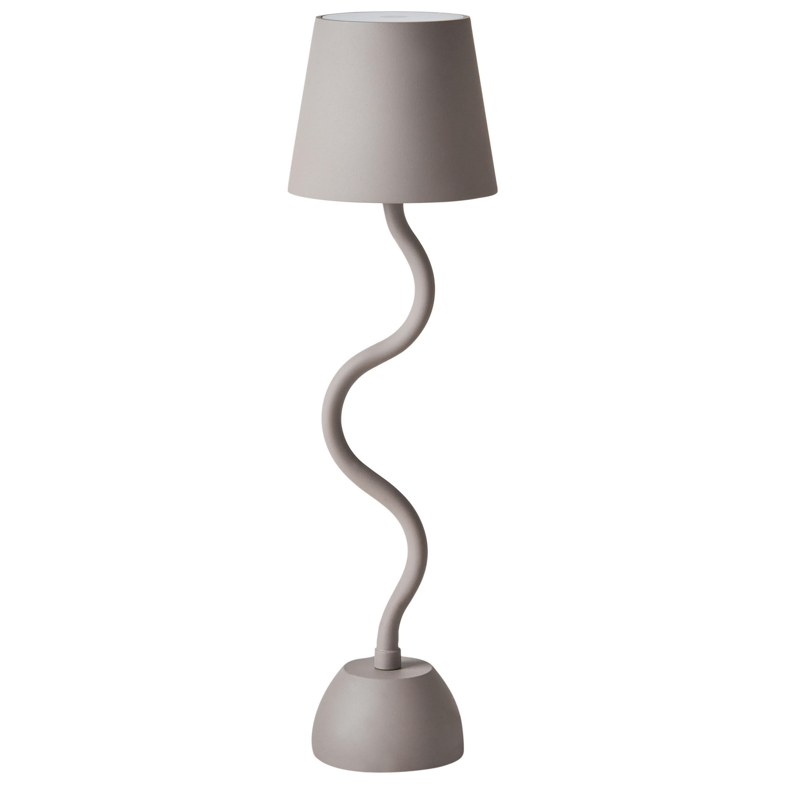 LED-TISCHLEUCHTE Beige Vouga - Beige, Metall (10/10/39cm) - Beliani