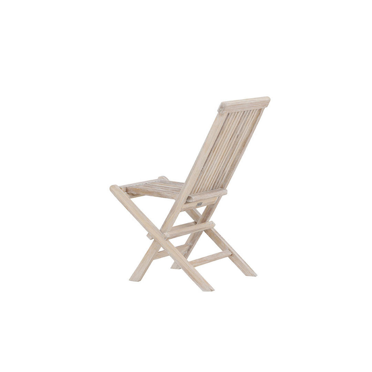 GARTENSTUHL, Kenya, Stühle Whitewash, Teak., 47 x 62 x 89 cm - Weiß, Holz (47/89/62cm) - ebuy24