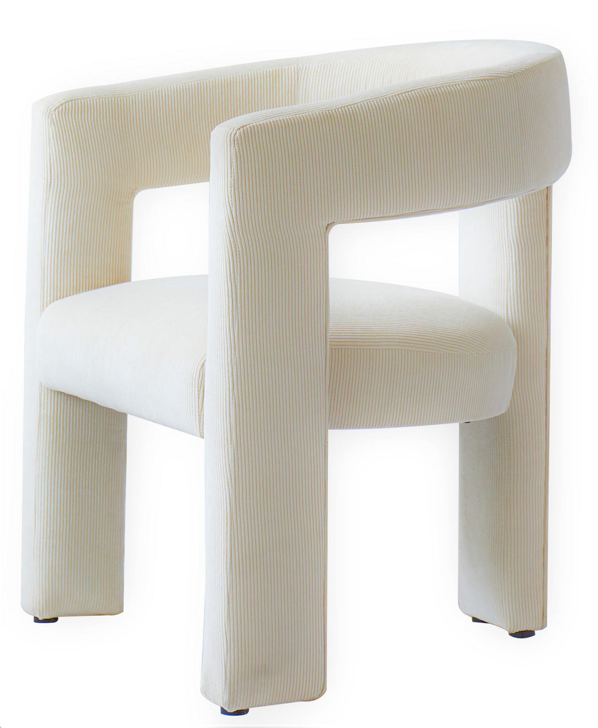 SESSEL Samt Beige - Beige, Textil (66/75/58cm) - Nordlys