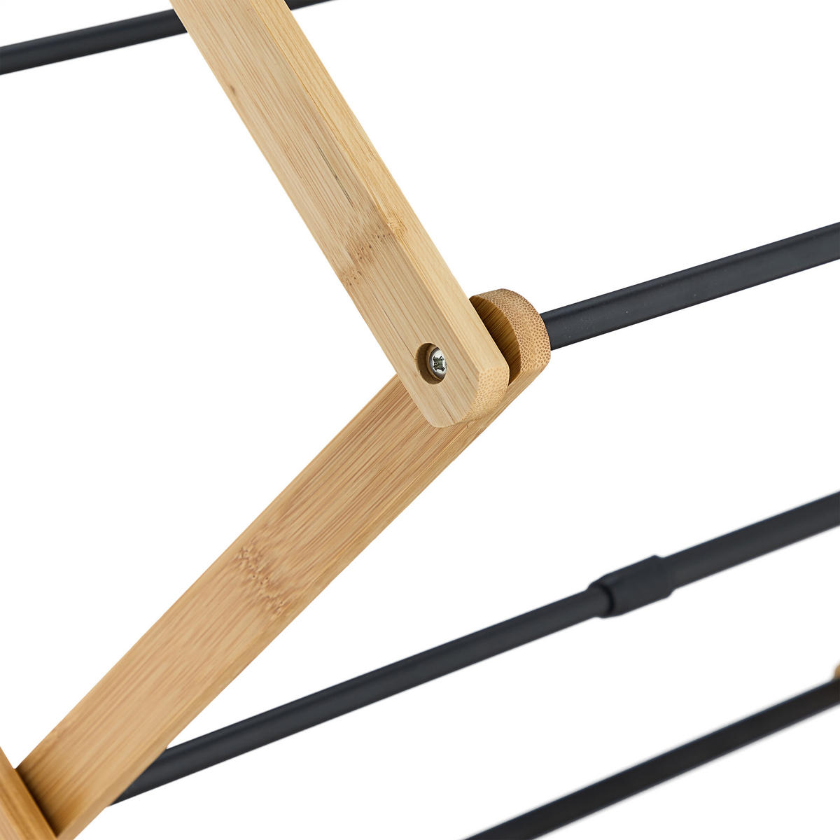 STOJAN na prádlo - viacfarebná, kov/drevo (75/105/37cm) - Relaxdays