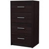 KOMMODE Bodo 4S Wenge 40/35/75 cm - Wengefarben, Holzwerkstoff (40/75/35cm) - Matkam Möbel