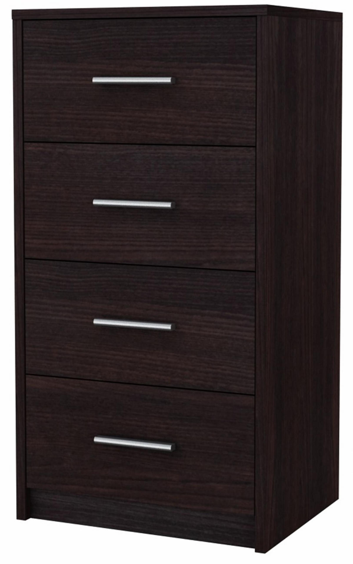 KOMMODE Bodo 4S Wenge 40/35/75 cm - Wengefarben, Holzwerkstoff (40/75/35cm) - Matkam Möbel