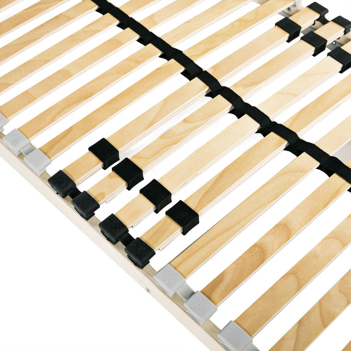 BETT-LATTENROST Haltbar 185/80 cm Braun Massivholz Buche - Braun, Holz (80/190cm) - vidaXL