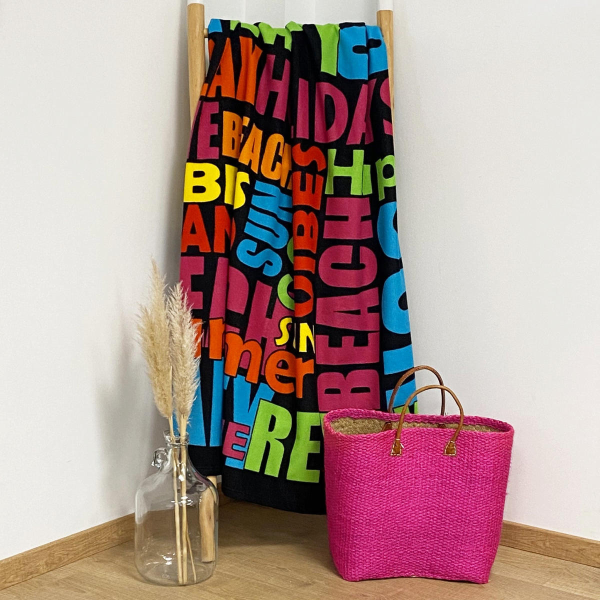 MIKROFASER-STRANDTUCH Walton 140x170 220g/m² - Multicolor, Textil (140/170cm) - LE COMPTOIR DE LA PLAGE