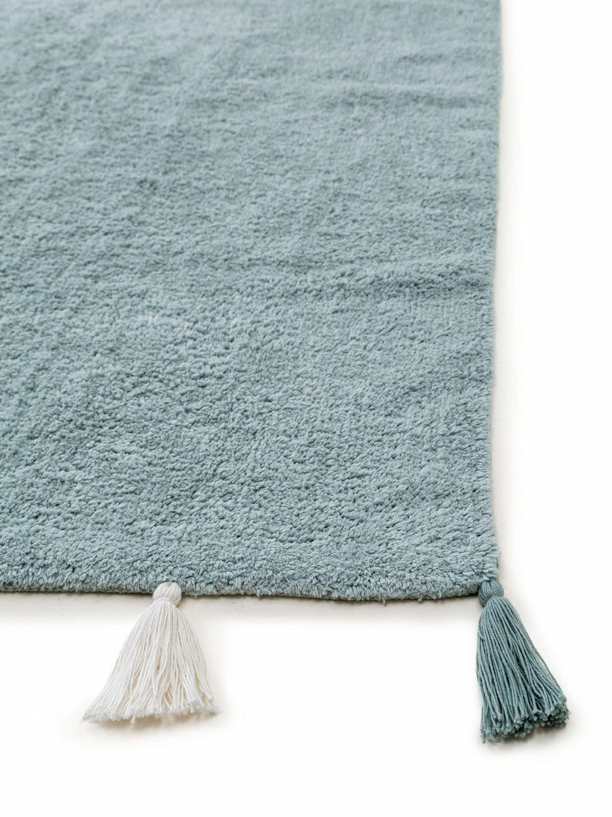 PRATELNÝ dětský koberec Malu Mátová 80x120 cm - zelená barva, textil/přírodní materiály (80/1cm) - KUNSTLOFT