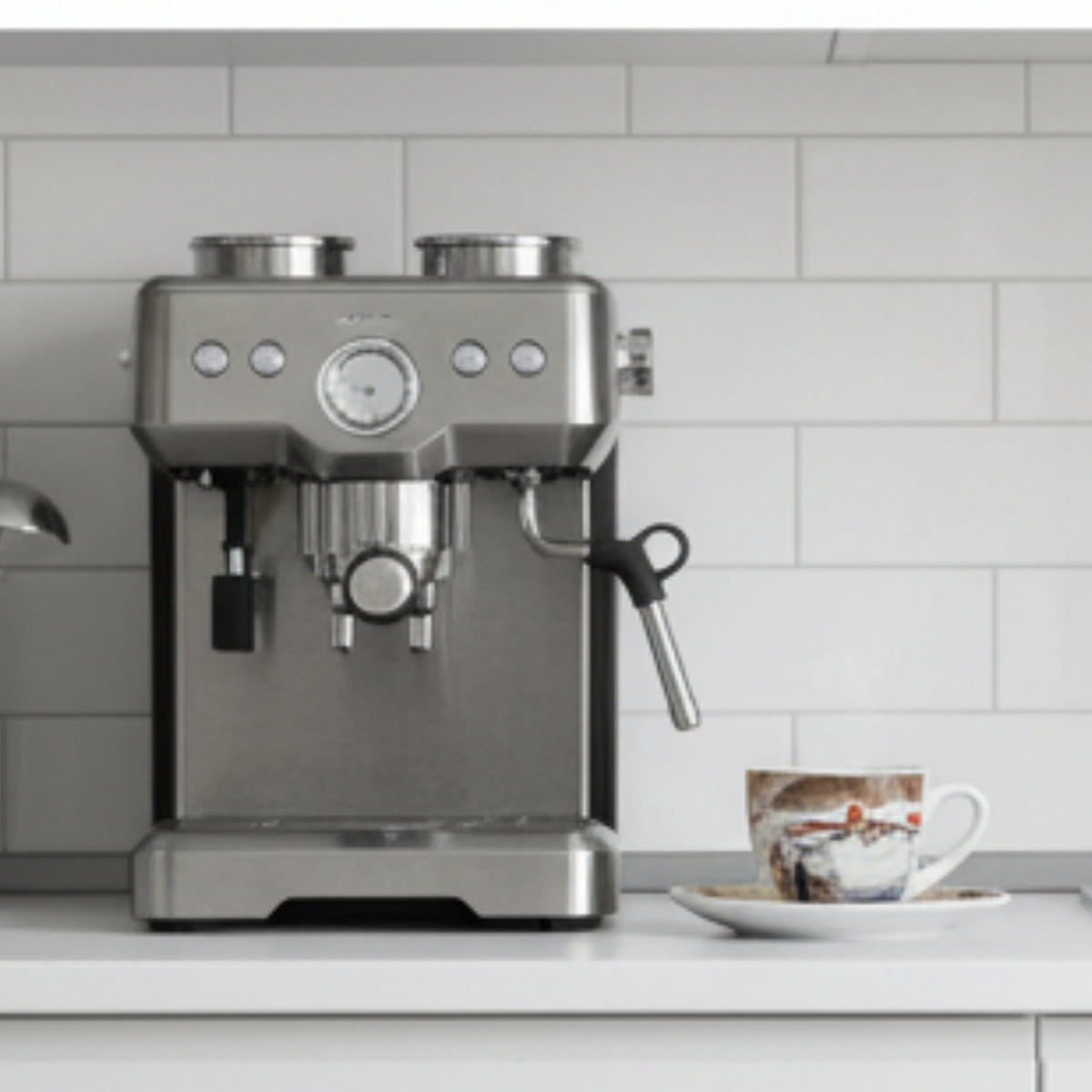 ESPRESSOTASSE Lenzerheide Mehrfarbig Mit Untertasse - Multicolor, Keramik (0.08L) - Porsche