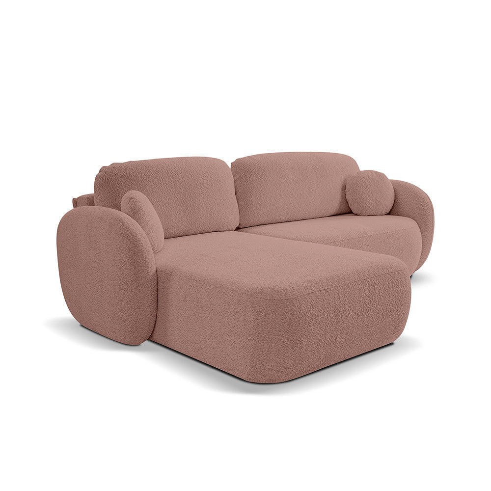 Pillovely Ecksofa Mehrfarbig 248x86.5x174 cm