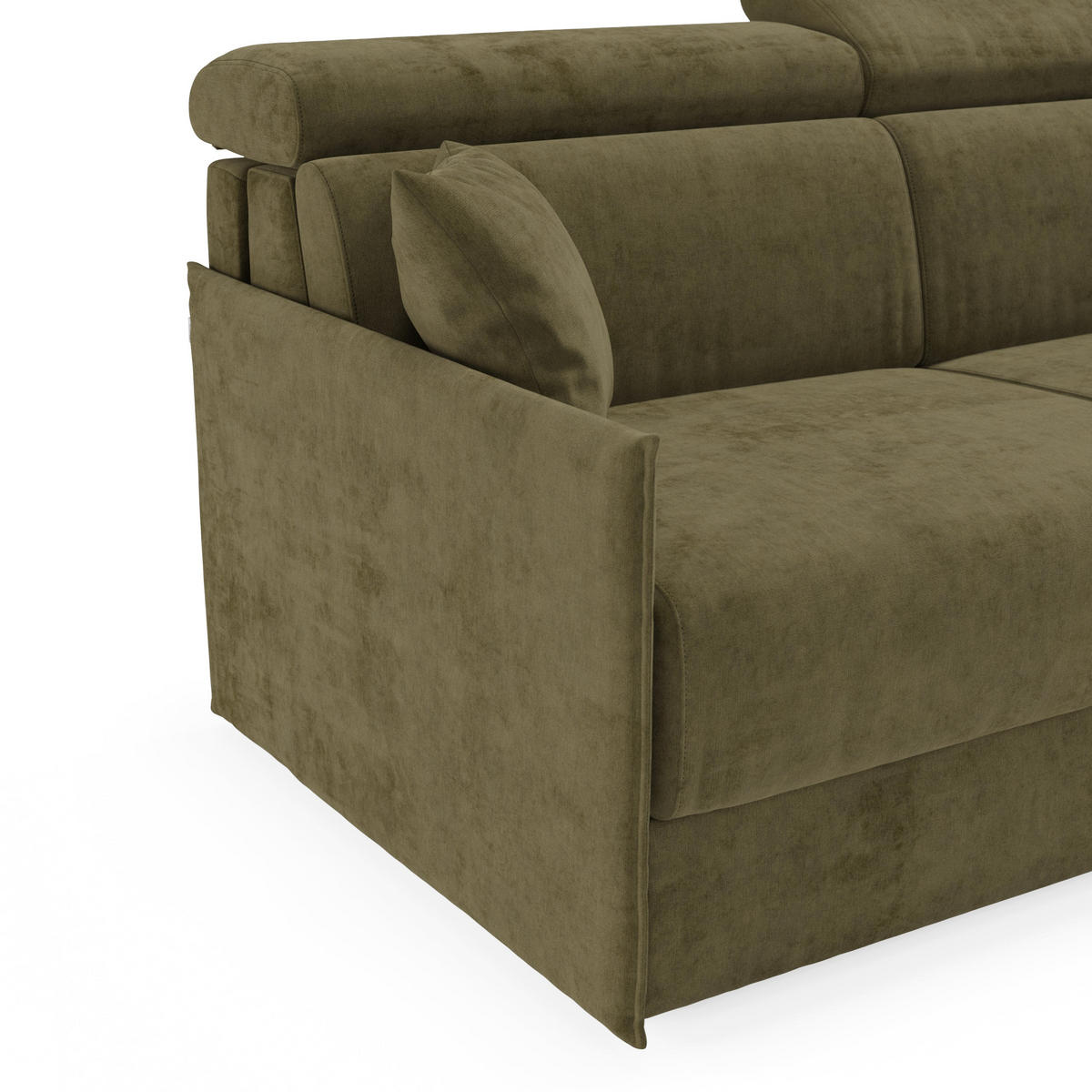 LINEARSOFA Miryam - Grün, Metall (149/83/98cm) - Divani.store