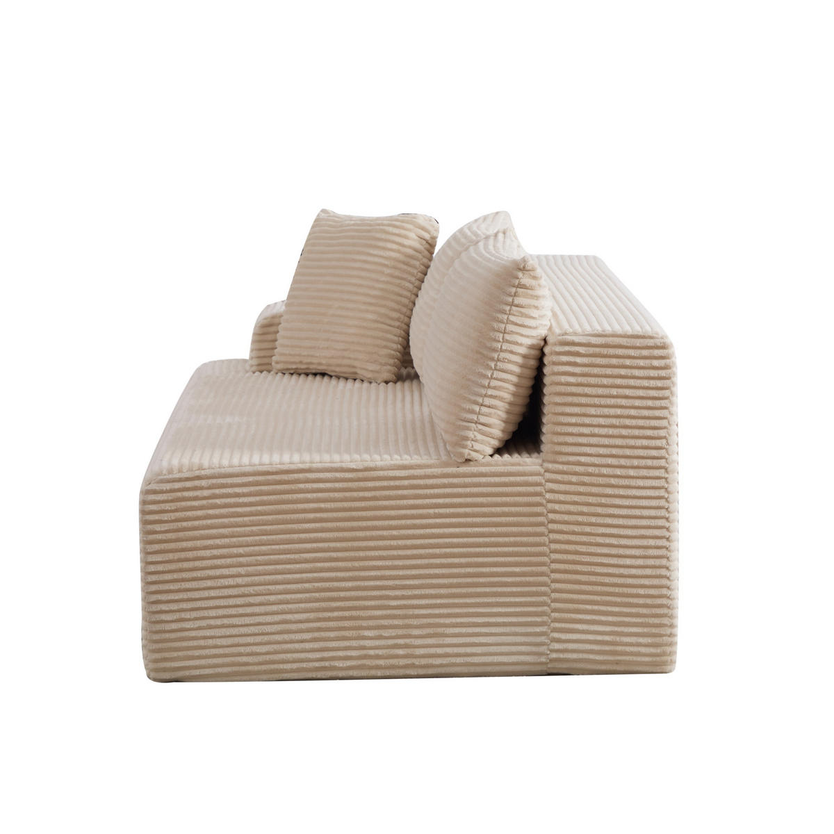 SOFAELEMENT 172/99/74.5 cm Beige Chenillestoff - Beige, Textil (99/74.5/172cm) - Oxeza