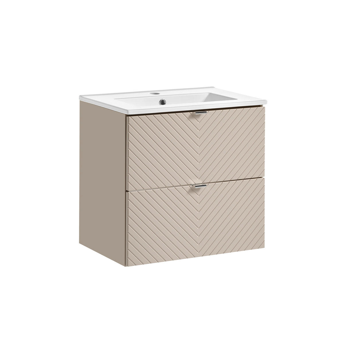 WASCHTISCH 60cm Manoa Kaschmir - Beige, Holzwerkstoff (60/57/40cm) - Petits-meubles