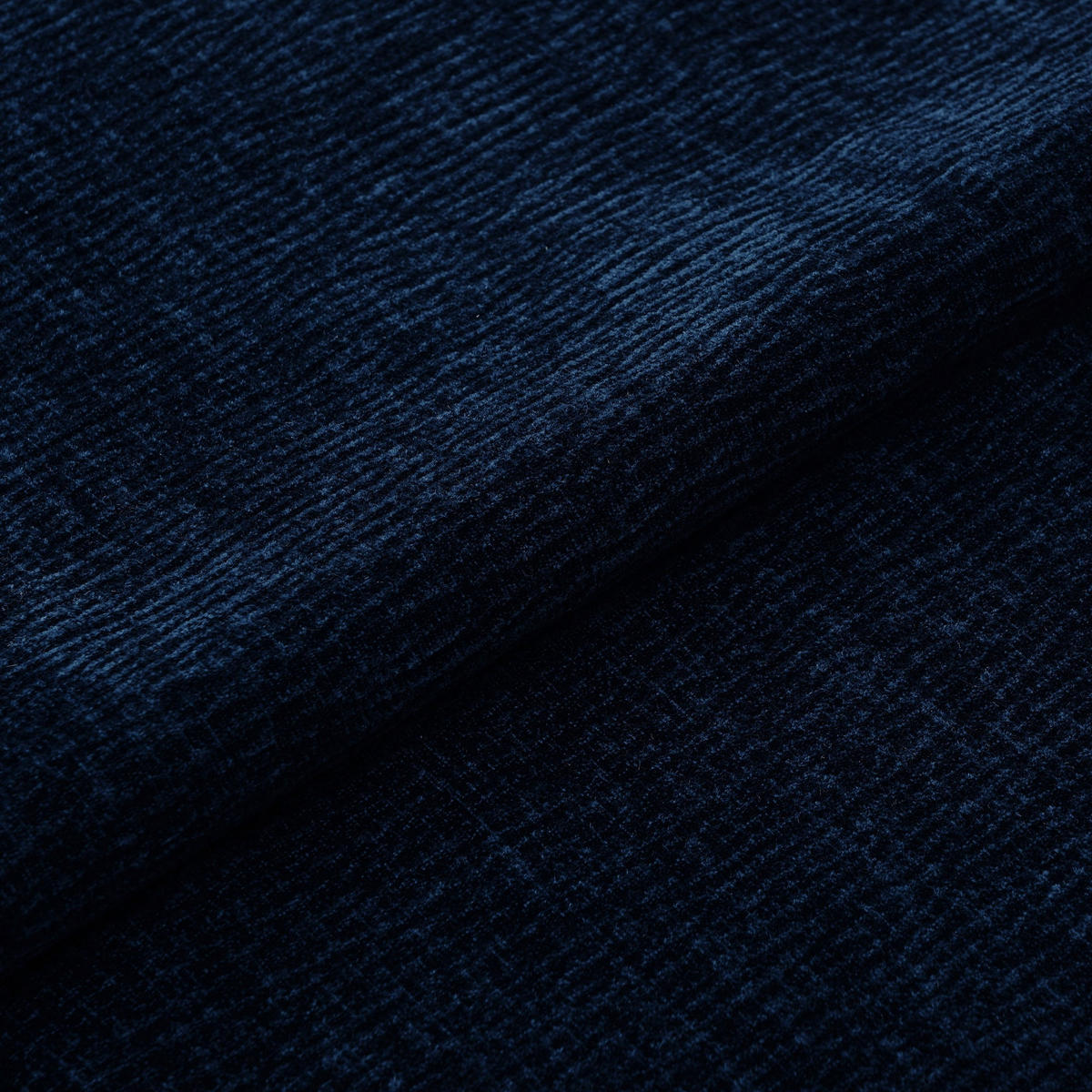 STUHL 2er-Set Texturierter Samt Dunkelblau 53cm - Dunkelblau, Textil (53/12.4/56.11cm) - Sia Home