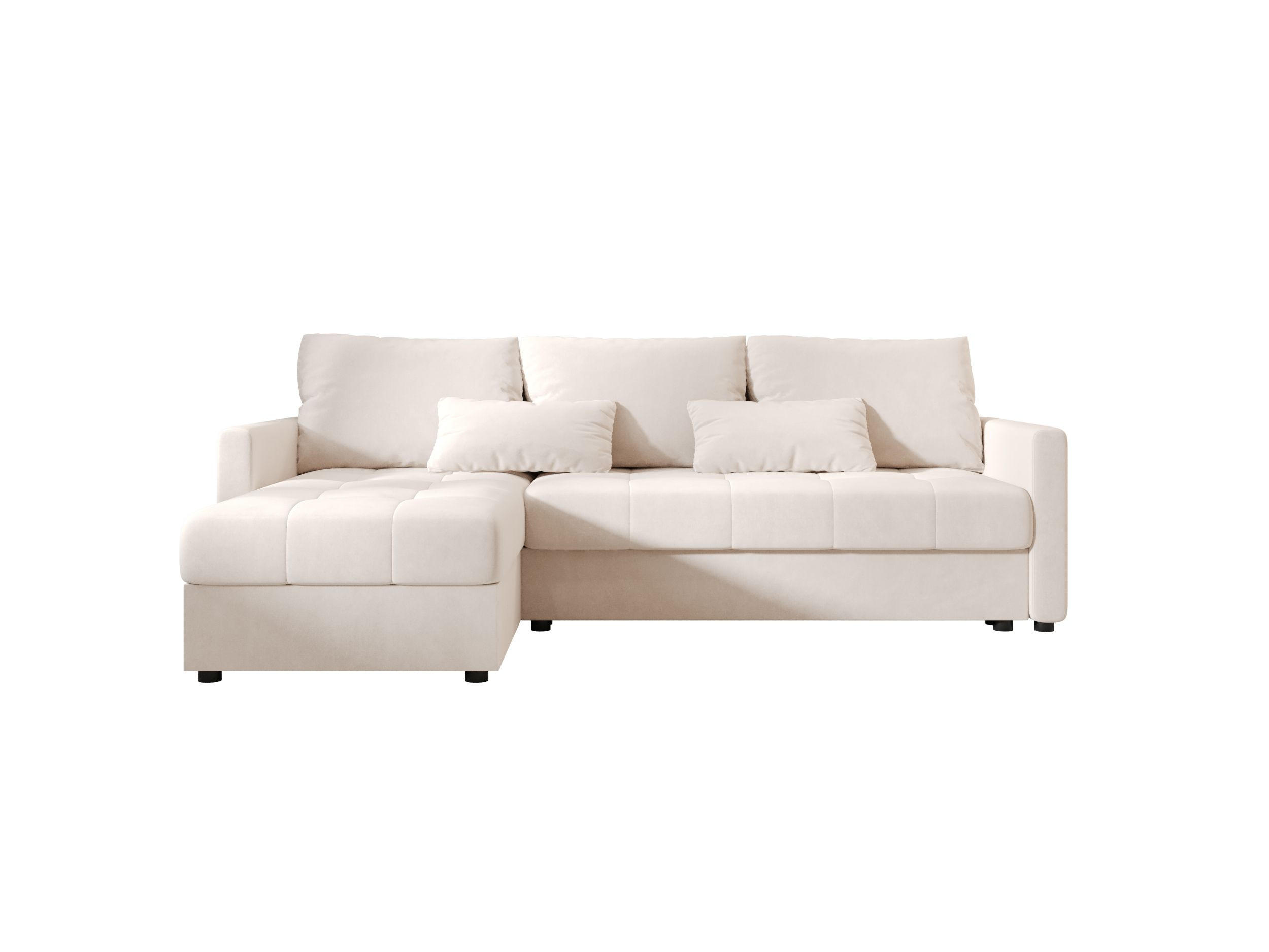 ECKSOFA MOS L BIS Itaka 16 Links mit Schlaffunktion - Beige, Textil (220/143cm) - Bedante