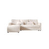 ECKSOFA MOS L BIS Itaka 16 Links mit Schlaffunktion - Beige, Textil (220/143cm) - Bedante