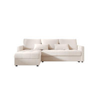 ECKSOFA MOS L BIS Itaka 16 Links mit Schlaffunktion - Beige, Textil (220/143cm) - Bedante
