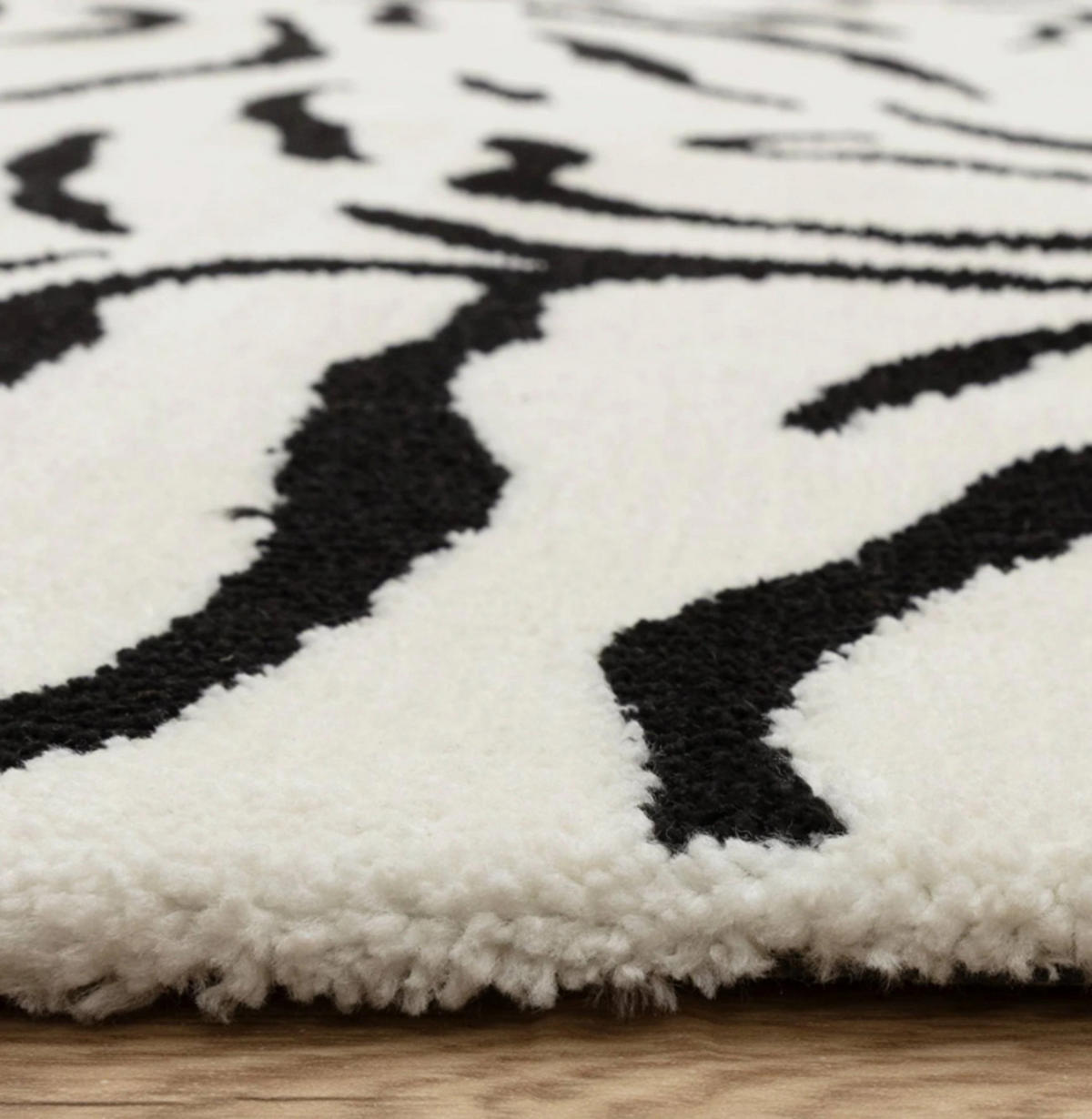 TEPPICH modern Flachgewebe SAVAGE Weiß 120 x 170 cm - Weiß, Textil (120/170cm) - Novatrend