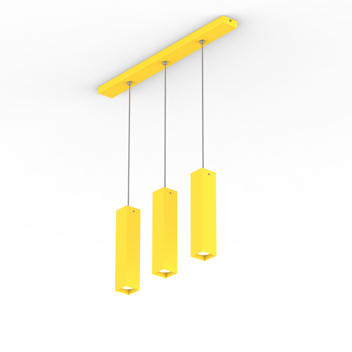 HÄNGELEUCHTE - Gelb, Metall (6/50/30cm) - Lumicom