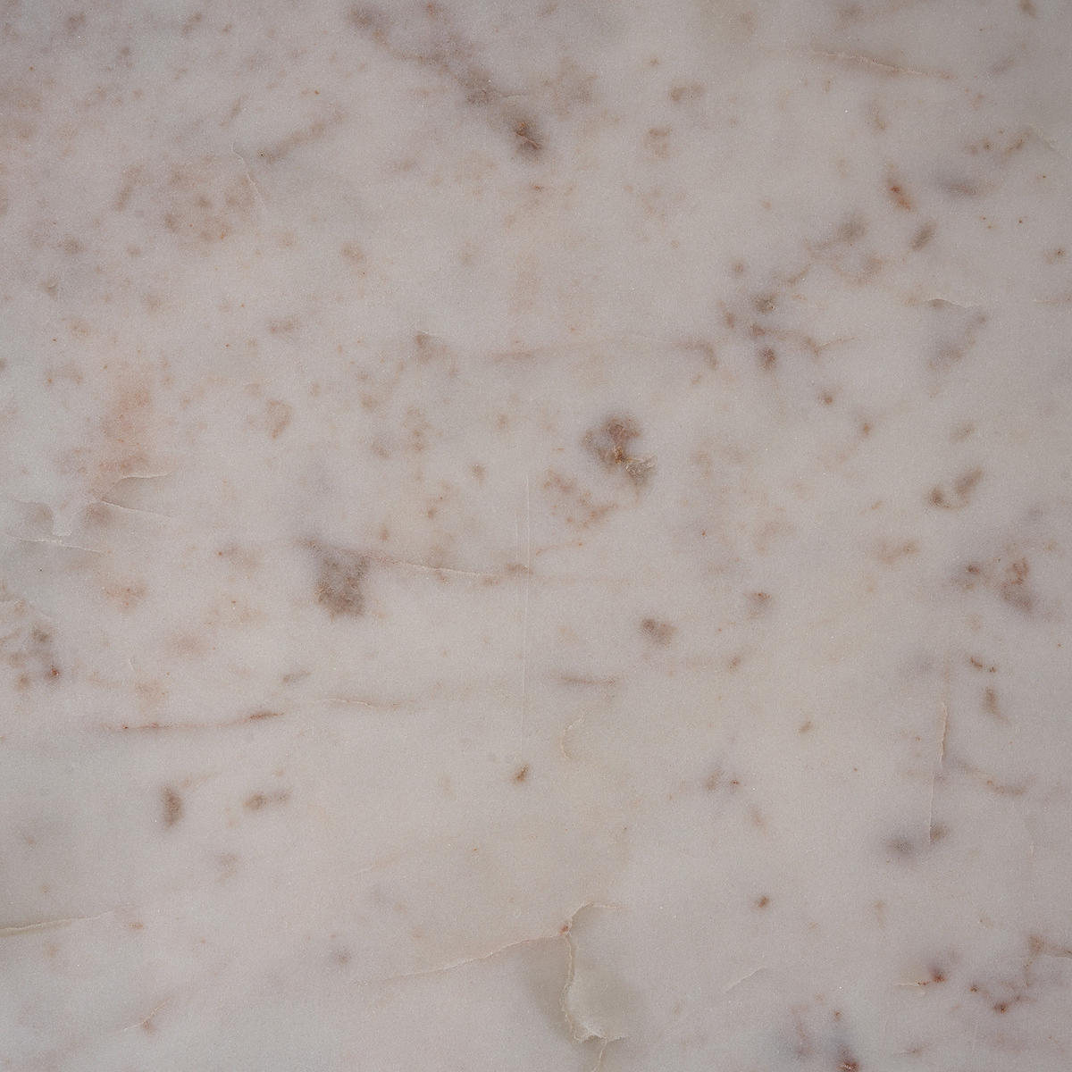 COUCHTISCH - Marmor Weiß / Schwarz - Schwarz/Weiß, Naturmaterialien (60/60/45cm) - home24