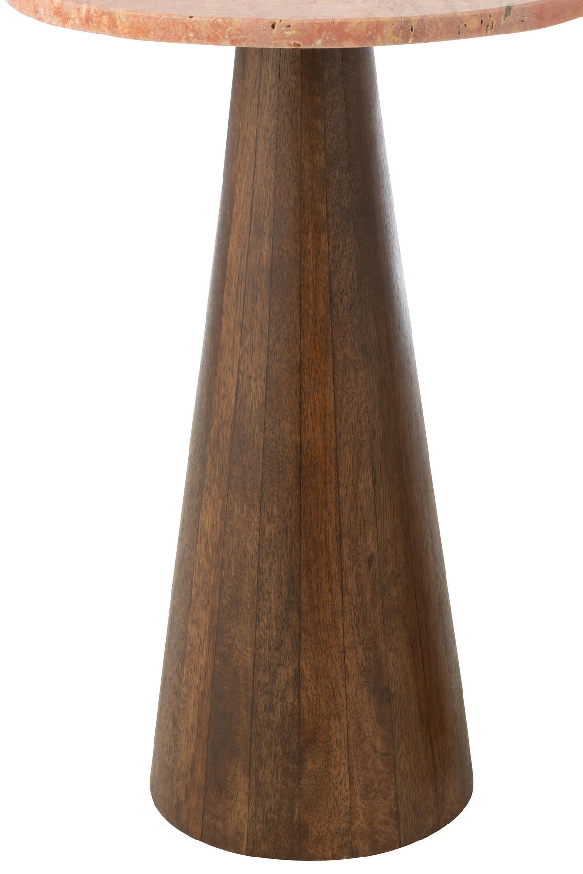BEISTELLTISCH RUND Braun - Braun, Holz (35/35/53cm) - J-Line