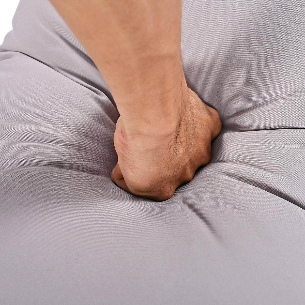 LOUNGESET 3-tlg. L-Form Grau Akazie Mit 2 Zweisitzern & Tisch - Grau, Holzwerkstoff - FLIEKS